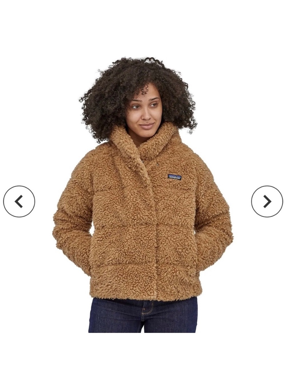 Patagonia Recycled High Pile Fleece Down Teddy Jacket